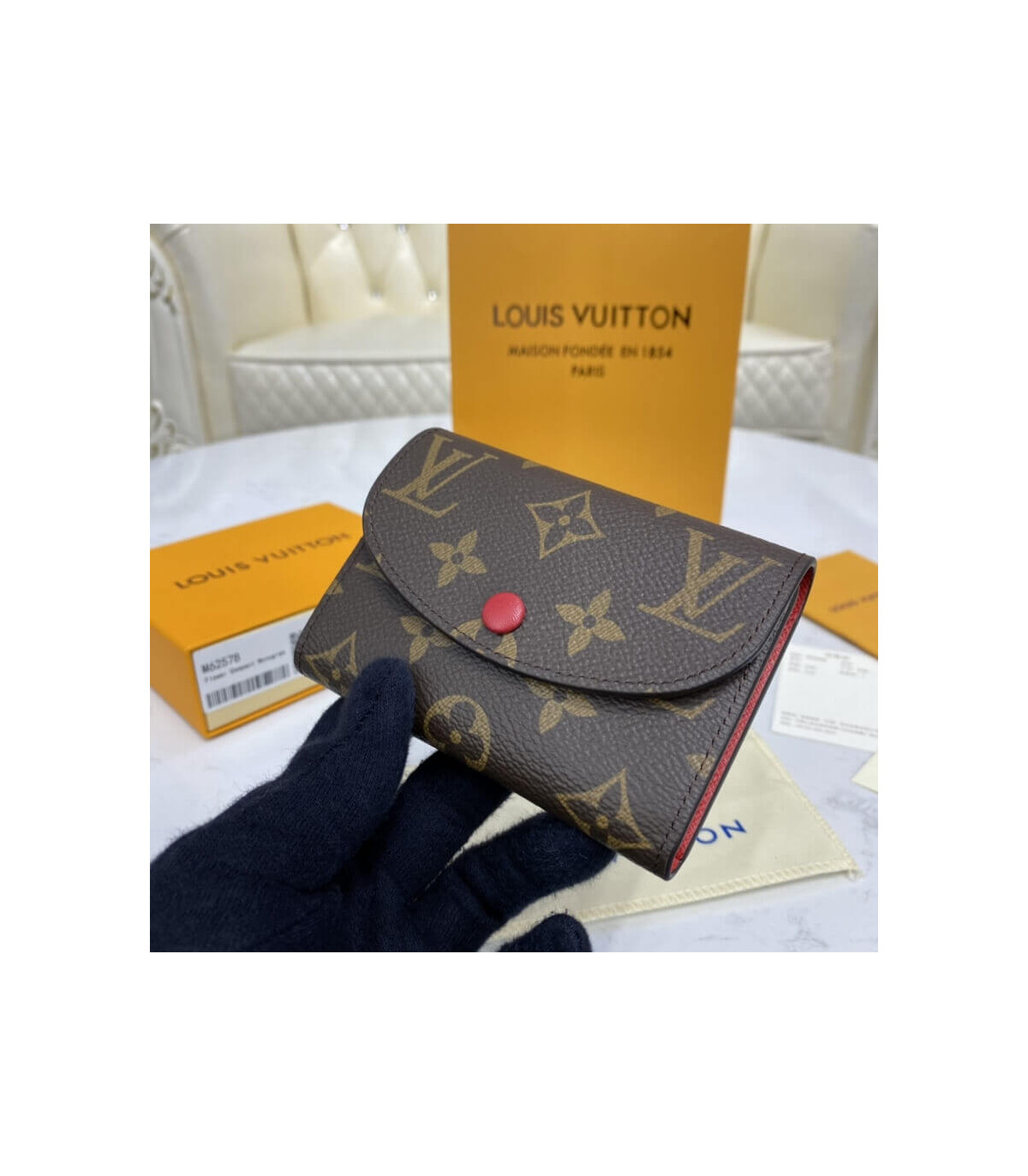 Monogram SMALL LEATHER GOODS WALLETS Rosalie Coin Purse, Louis Vuitton ®