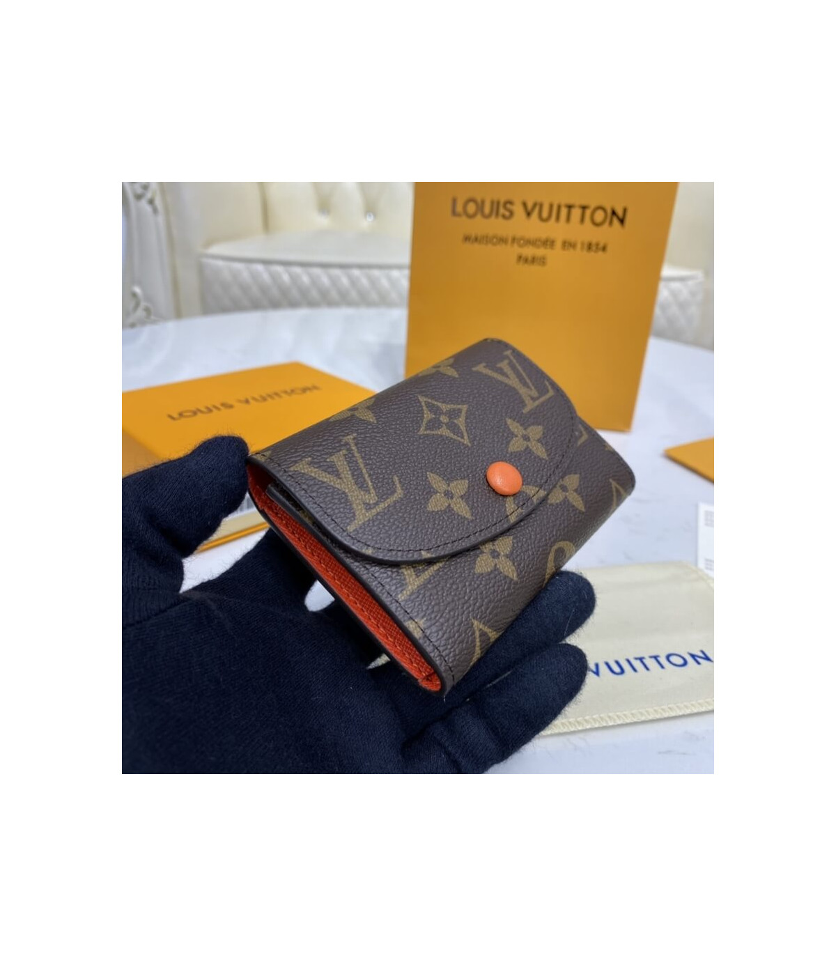 Louis Vuitton 2017 LV Monogram Rosalie Coin Purse - Brown Wallets,  Accessories - LOU761234