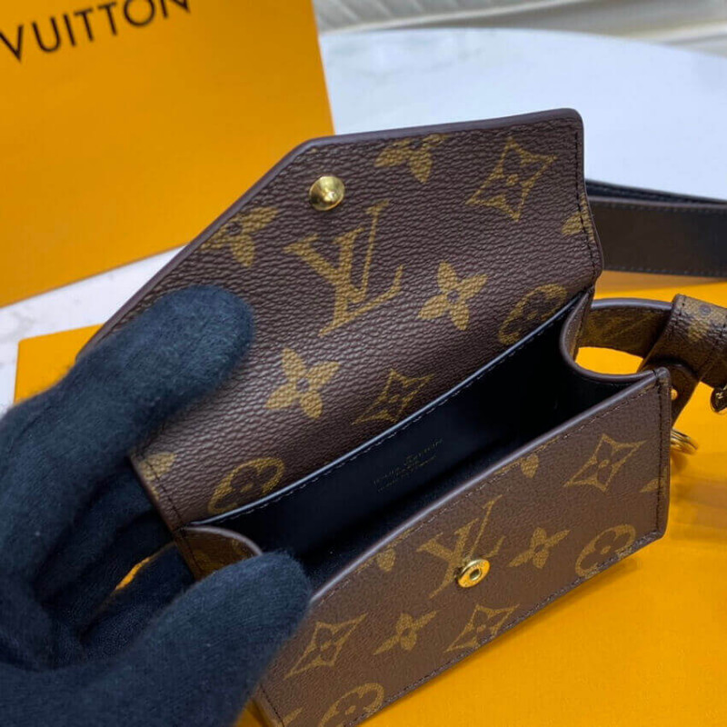  Louis Vuitton M0236W Suntulle Daily Multi-Pocket Belt, 31.5  inches (80 cm), Monogram Pouch, Coin Case : Clothing, Shoes & Jewelry