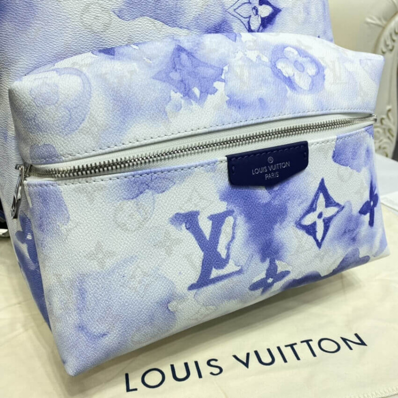 Louis Vuitton Monogram Watercolor Discovery Backpack PM - Blue Backpacks,  Bags - LOU731706