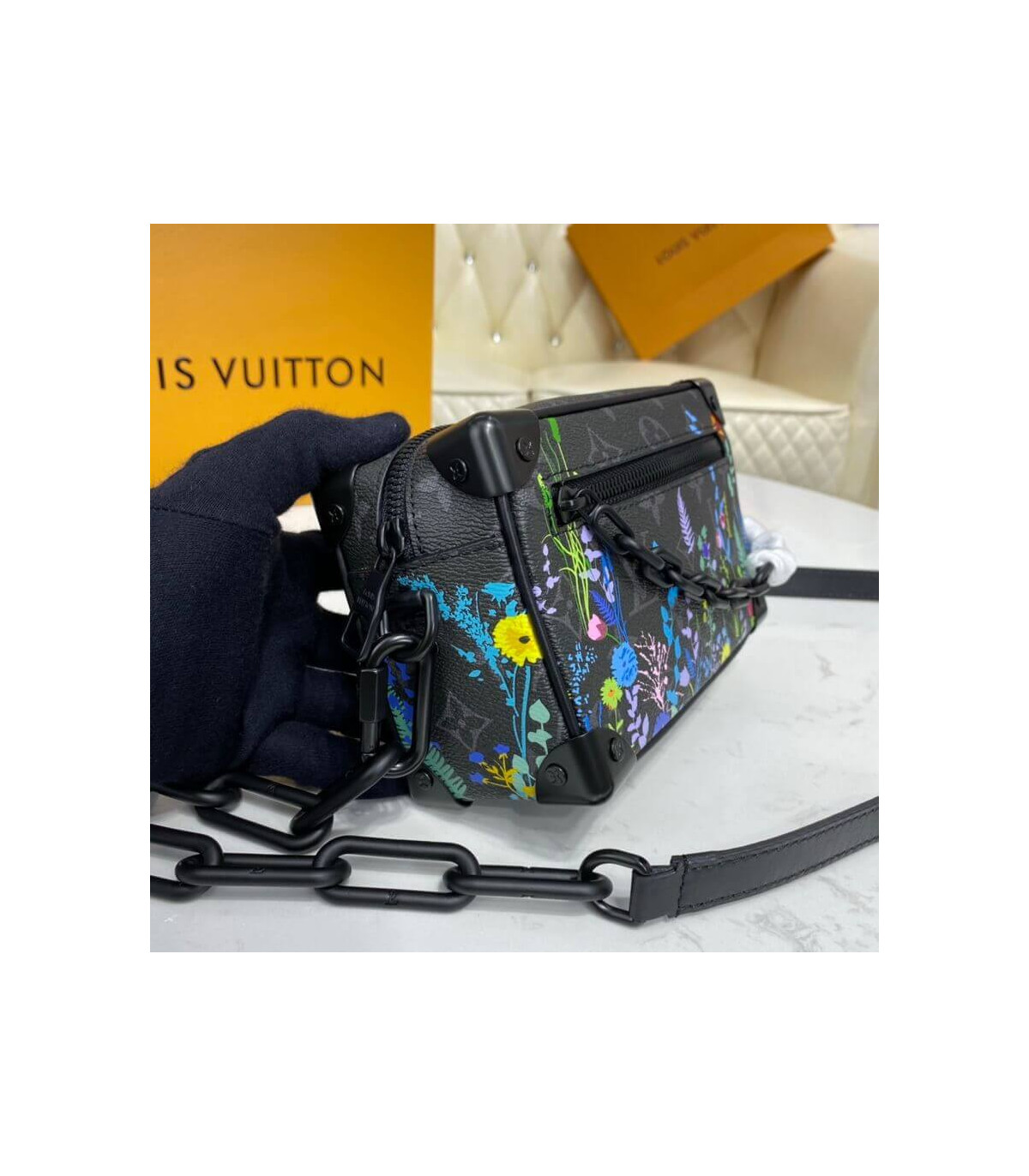 Louis Vuitton MONOGRAM 2022-23FW Mini soft trunk (M44735)