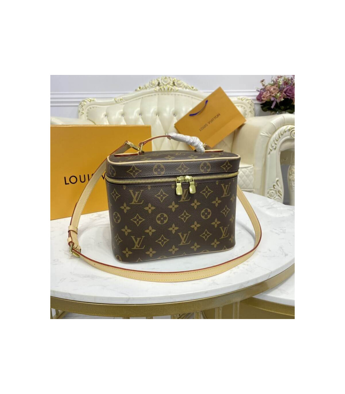 Louis Vuitton Nice BB Toiletry Bag Vanity Case in Monogram - SOLD