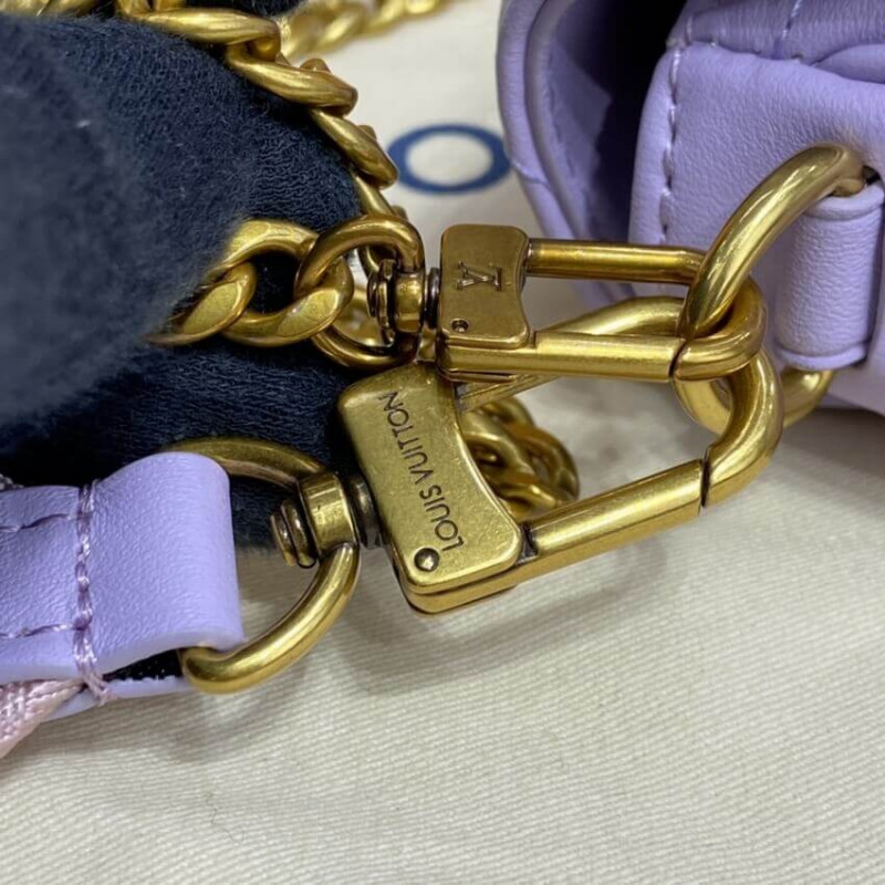 Multi-pochette new wave leather crossbody bag Louis Vuitton Purple in  Leather - 34819646