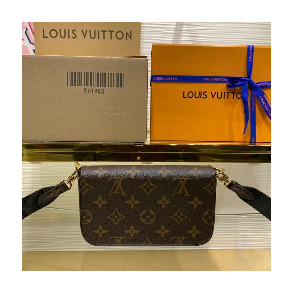 Shop Louis Vuitton Félicie Strap & Go (SMALL SHOULDER BAG, POCHETTE FELICIE  STRAP GO, M80091) by Mikrie