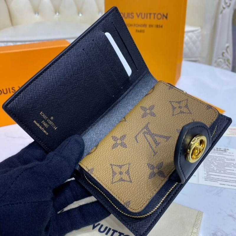 Louis Vuitton LV Juliette wallet reverse Brown ref.212518 - Joli