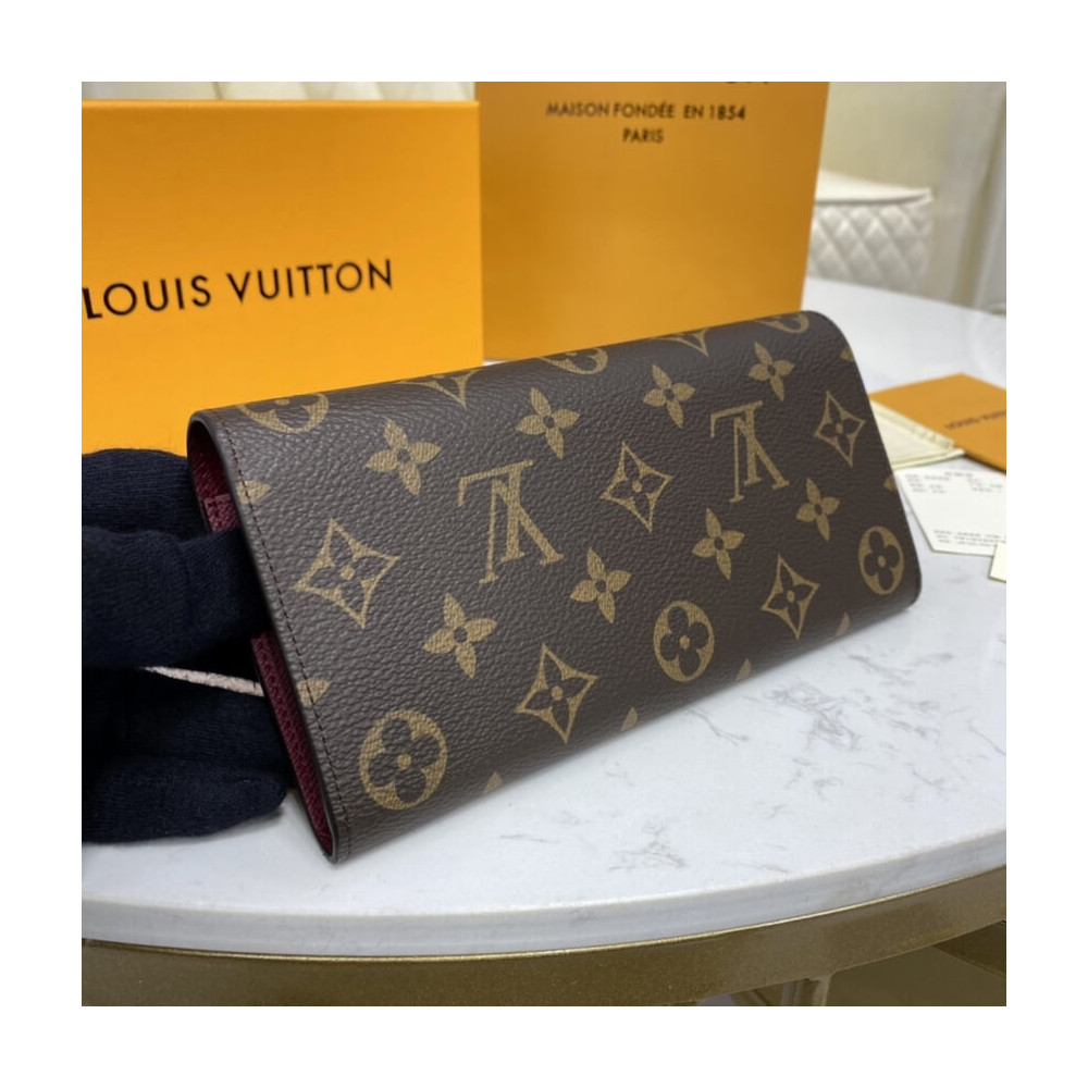 Shop Louis Vuitton Emilie wallet (M60697, M61289) by lemontree28
