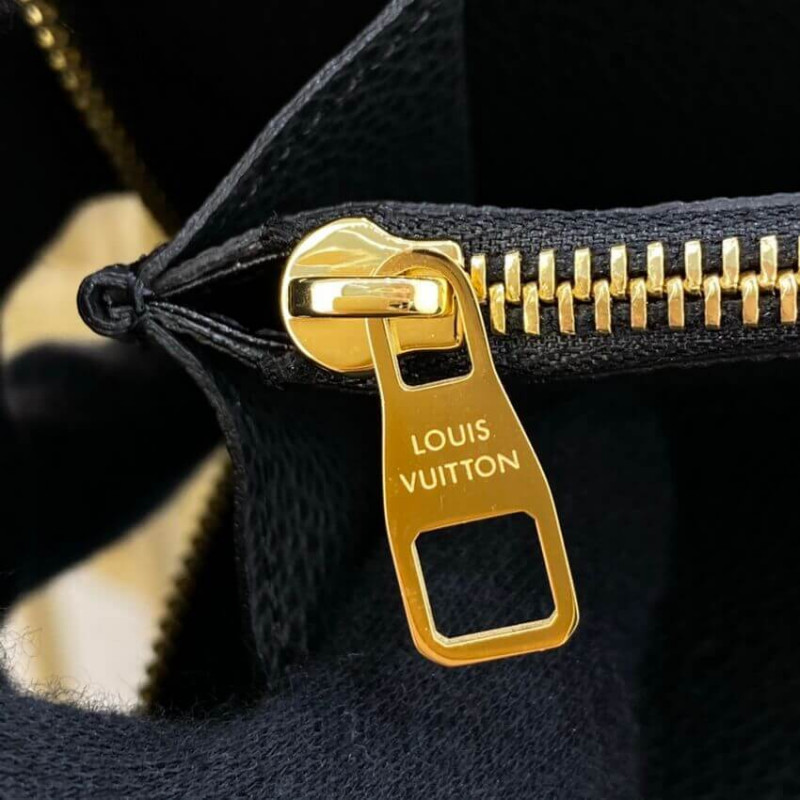 Louis Vuitton Black Monogram Empreinte Clemence Wallet ref.617498