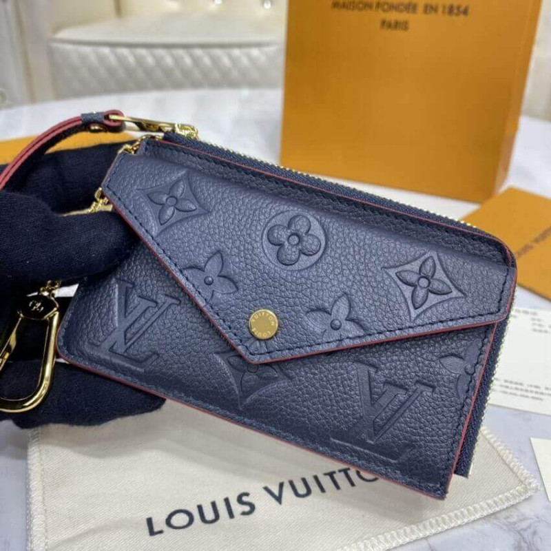 Shop Louis Vuitton MONOGRAM EMPREINTE Card Holder Recto Verso (M69421) by  Mahomom
