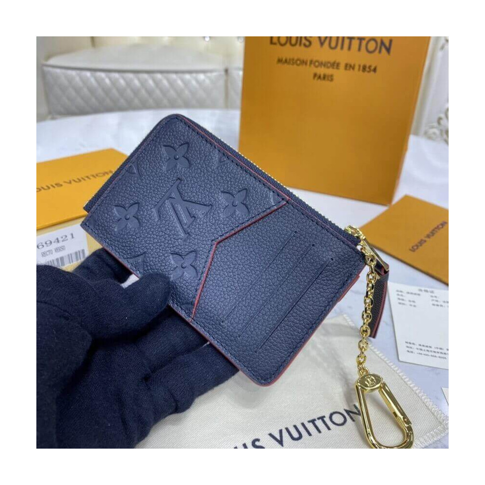 Shop Louis Vuitton MONOGRAM EMPREINTE Card Holder Recto Verso (M69421) by  Mahomom