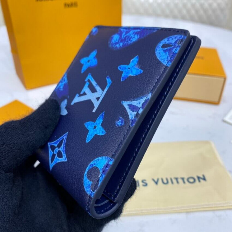 Louis Vuitton Slender Wallet Limited Edition Aquagarden Monogram Canvas -  ShopStyle