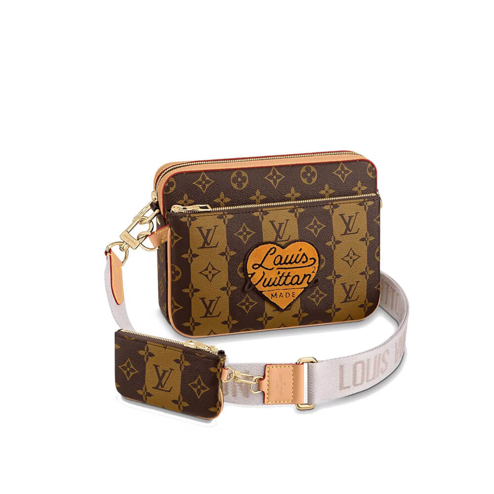 Louis Vuitton x Nigo Reverse Monogram Stripes Trio Messenger Bag - Brown  Crossbody Bags, Handbags - LOU738821