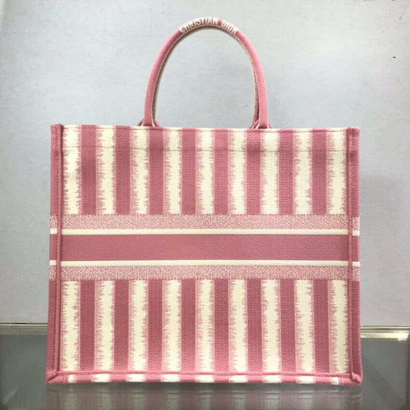 Book tote tote Dior Pink in Cotton - 35171602