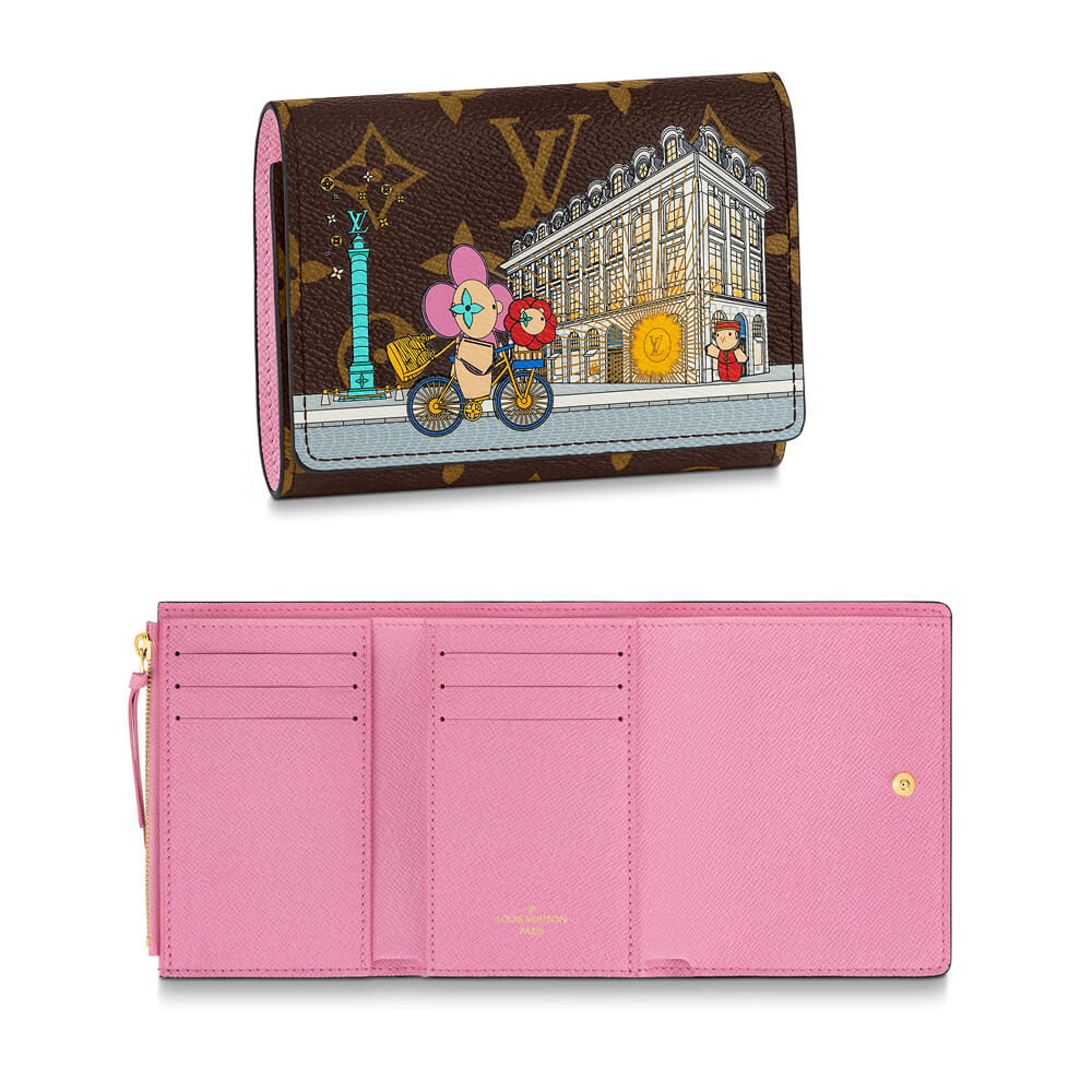Louis Vuitton LV Victorine wallet new Pink Cloth ref.956502 - Joli Closet