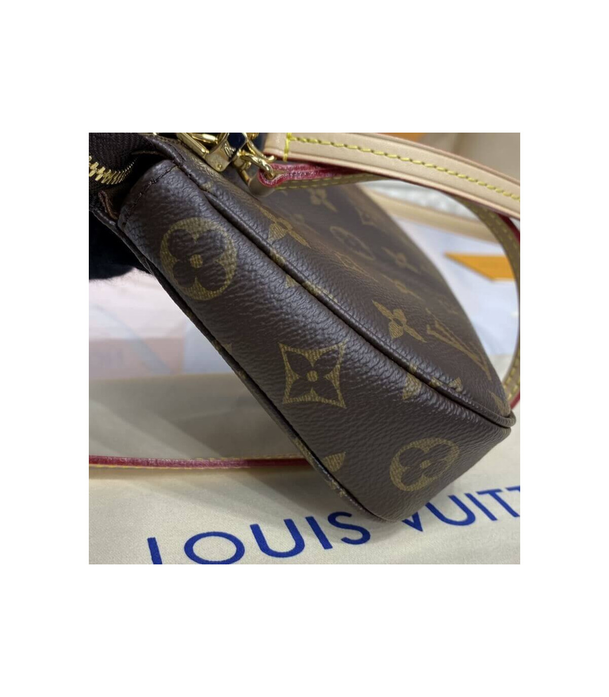 LOUIS VUITTON Monogram Pochette Accessoires Pouch M40712 LV Auth 32987  Cloth ref.721018 - Joli Closet