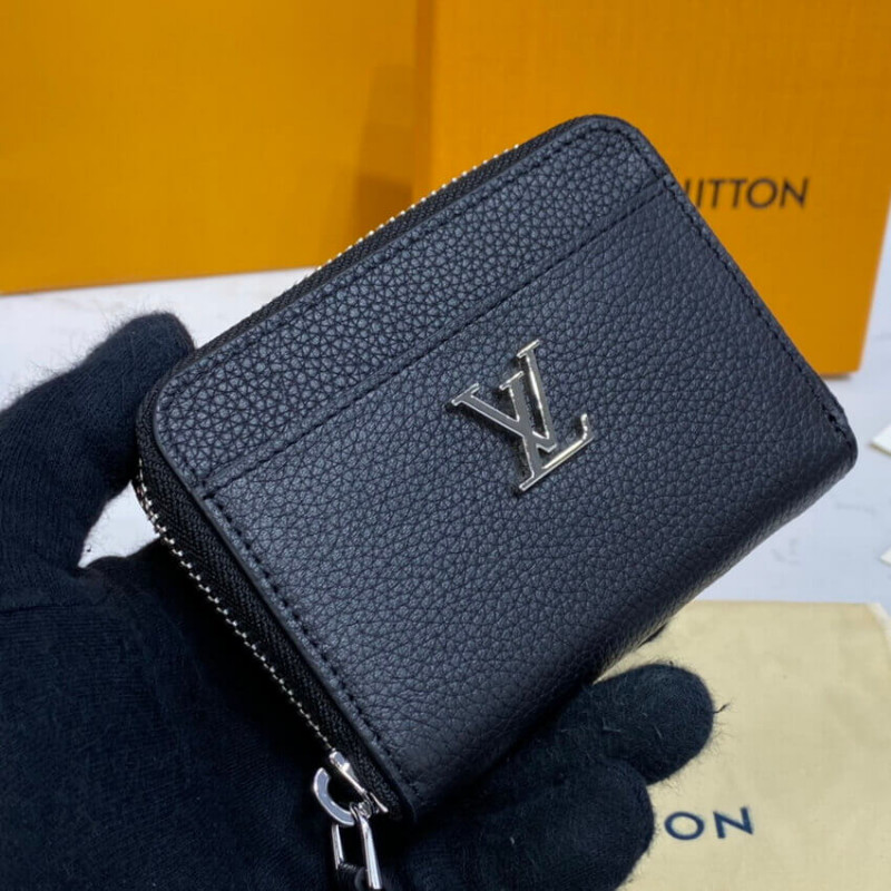 Louis Vuitton Zippy Coin Purse Black Leather ref.247994 - Joli Closet