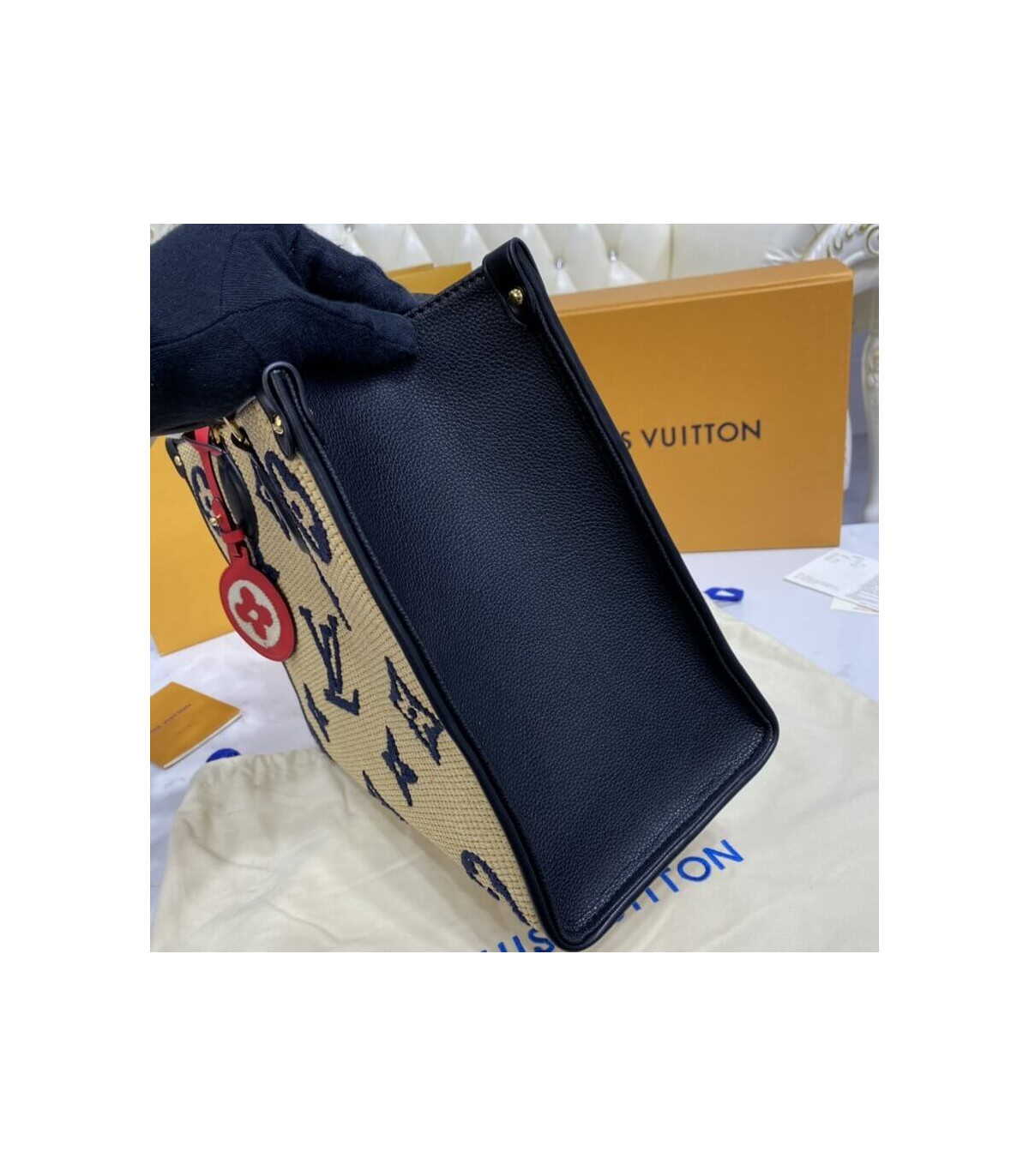 Replica Louis Vuitton Pochette Métis MM Bag M23055 Blue Knockoff At Cheap  Price