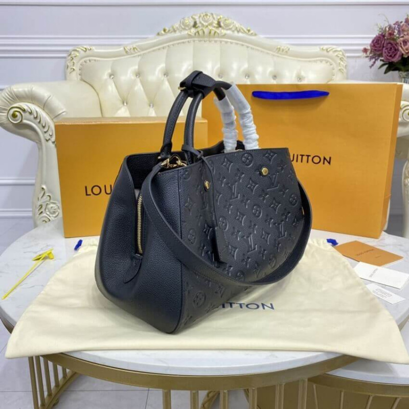 Replica Louis Vuitton Montaigne MM Bag Monogram Empreinte M41048 BLV533 for  Sale