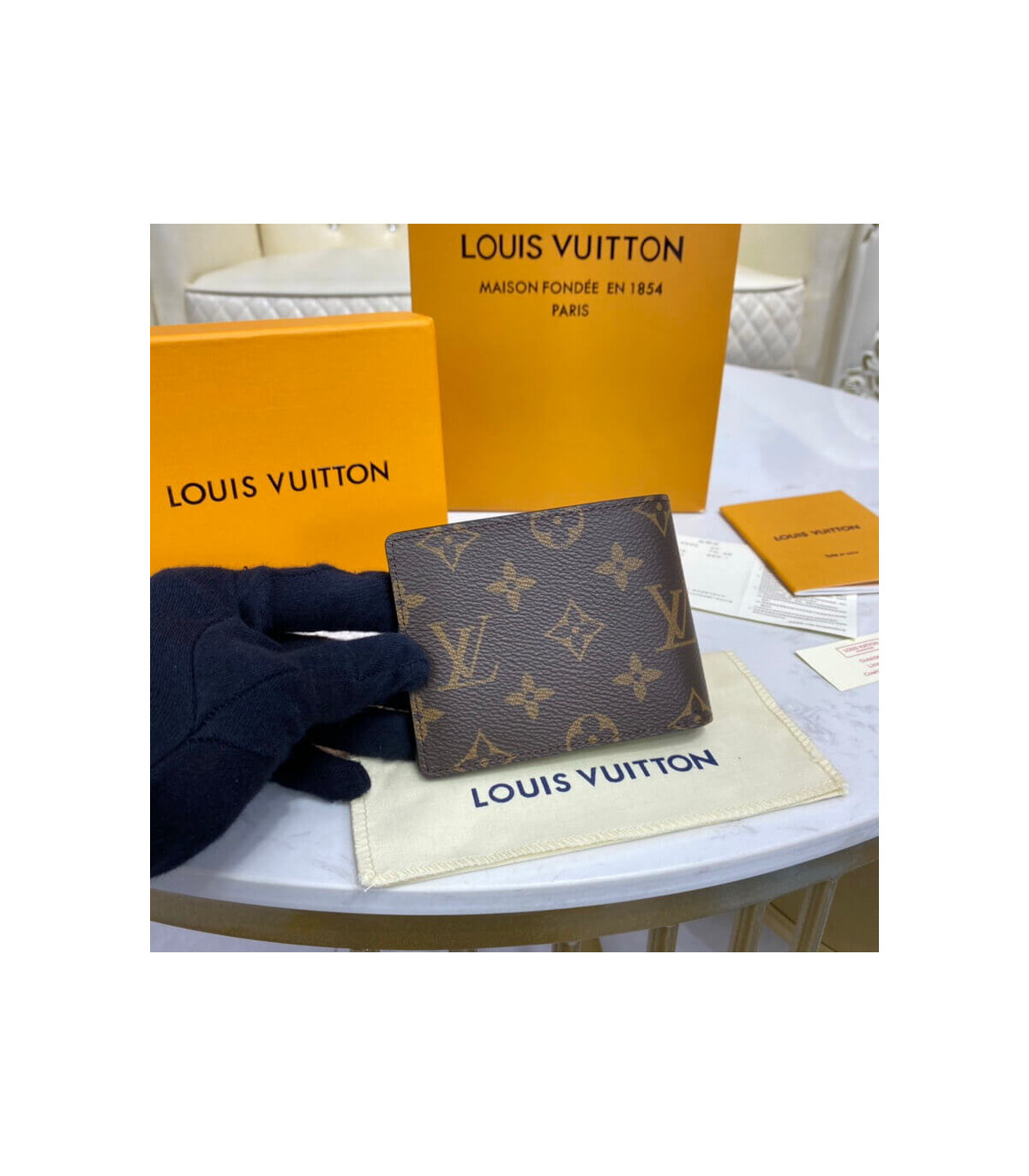 Ví Nam Louis Vuitton LV Slender Wallet M62294 Màu Đen